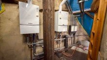 Heizungsanlage Kapitalanlage: Wohn- & Gesch�ftshaus (Eckhaus) mit 15 Wohnungen - 1 Gewerbefl�che sowie 1 Garage