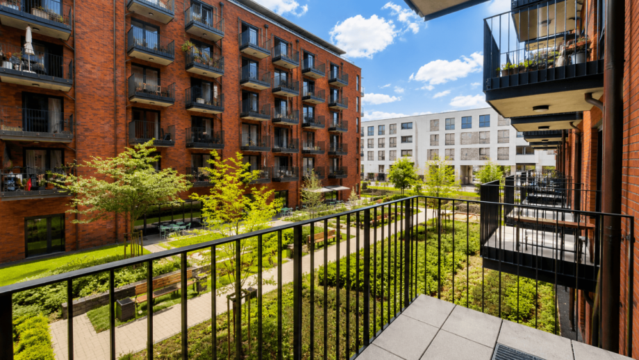 Balkon. Etagenwohnung D�sseldorf