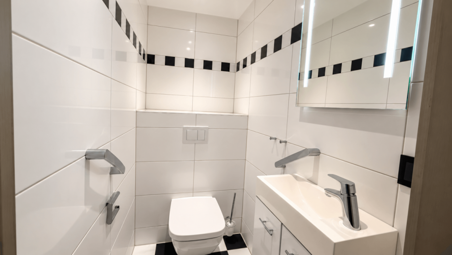 G�ste WC. Etagenwohnung D�sseldorf