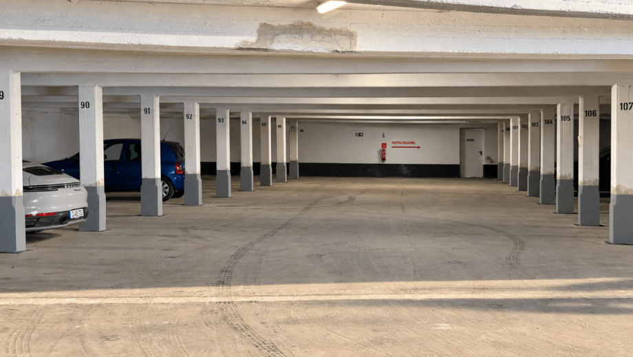 obere Ebene. Tiefgarage D�sseldorf