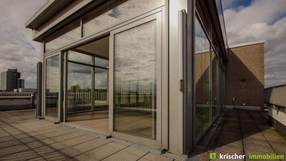 Terrasse / Wohnzimmer Penthousewohnung D�sseldorf