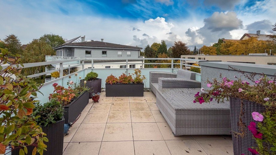 zweite Terrasse Penthousewohnung D�sseldorf