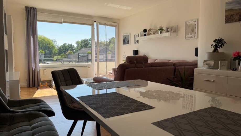 Wohnzimmer Maisonettewohnung D�sseldorf