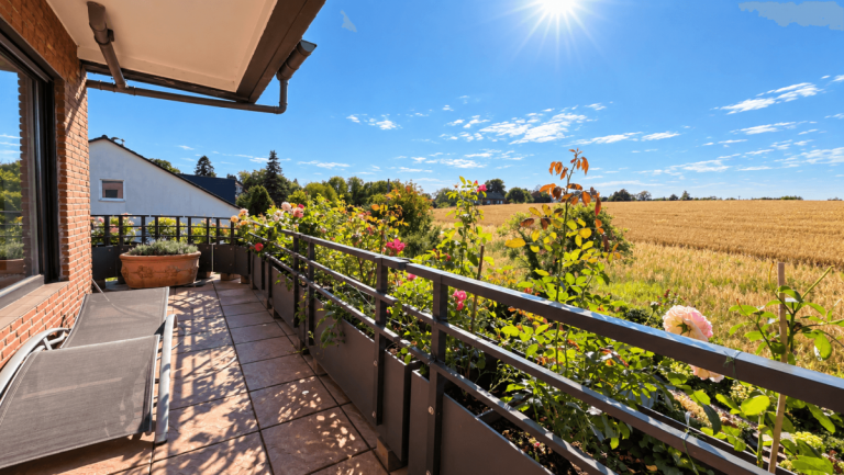 Balkon Mettmann Etagenwohnung Wohnen mit Weitblick - 2Zimmer-Wohnung mit zwei Balkonen und gro�z�giger Terrasse in ME - Metzkausen