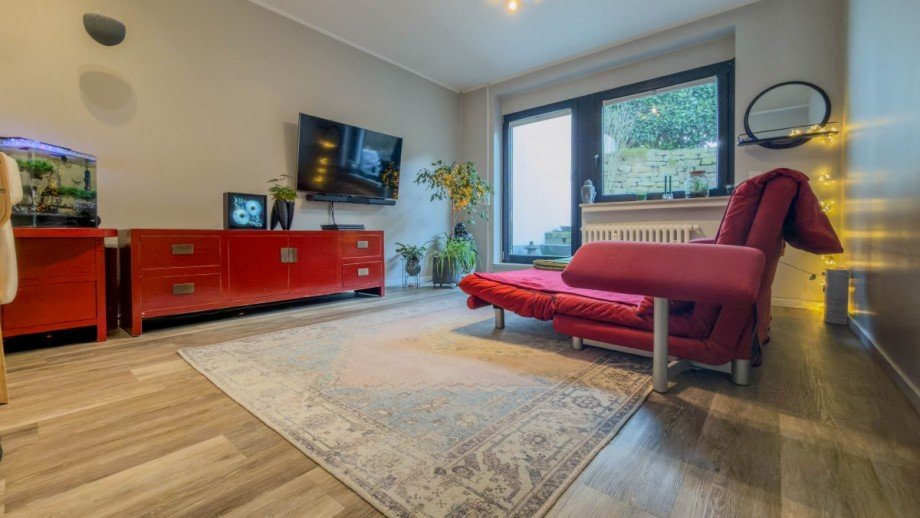 2Zi.-Whg. Gartengeschoss Wohnzimmer Mehrfamilienhaus M�lheim an der Ruhr