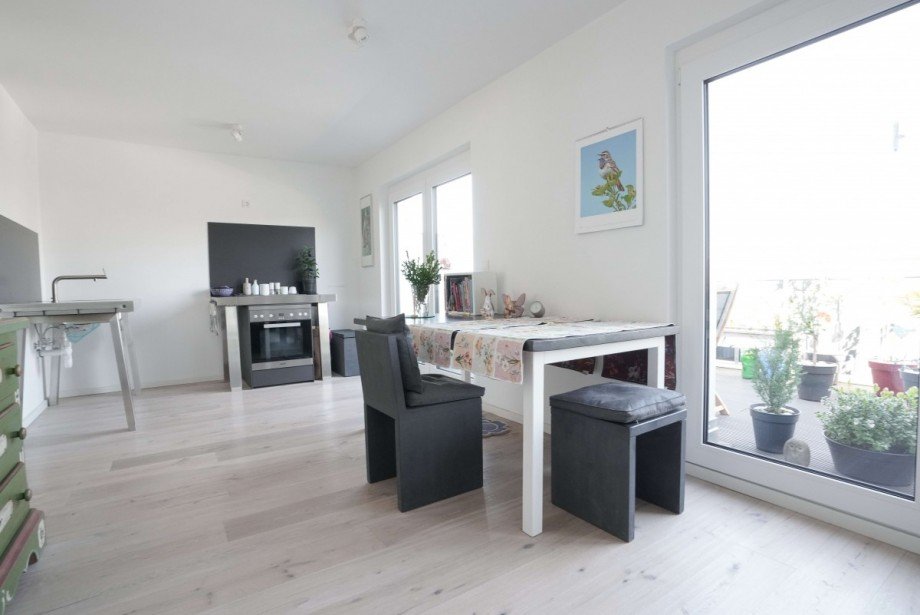 Wohnk�che Dachgeschosswohnung D�sseldorf