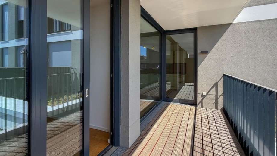 Balkon. Etagenwohnung Berlin