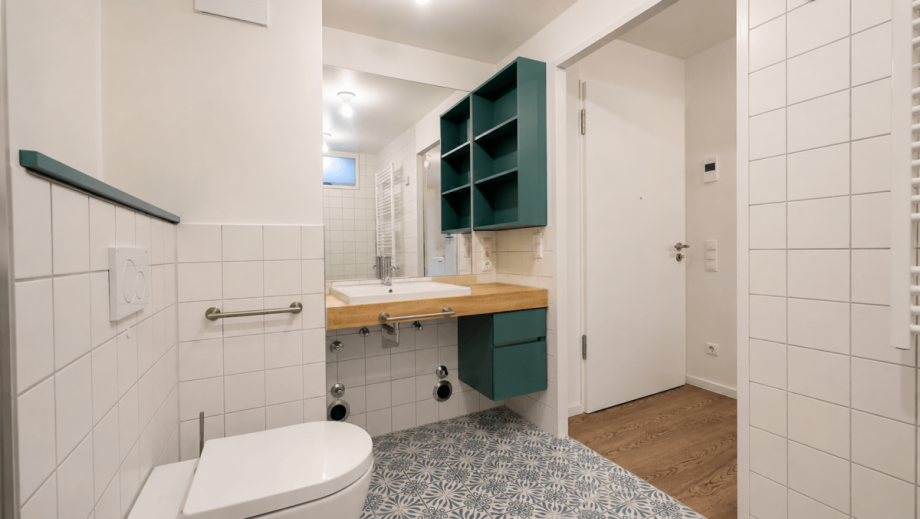Badezimmer. Etagenwohnung D�sseldorf
