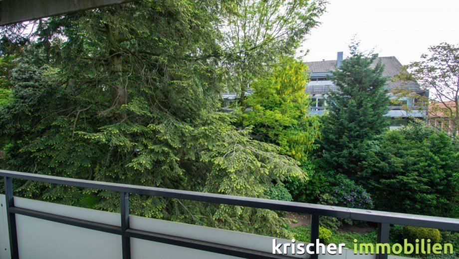 Balkon Gartenseite Wohnung D�sseldorf