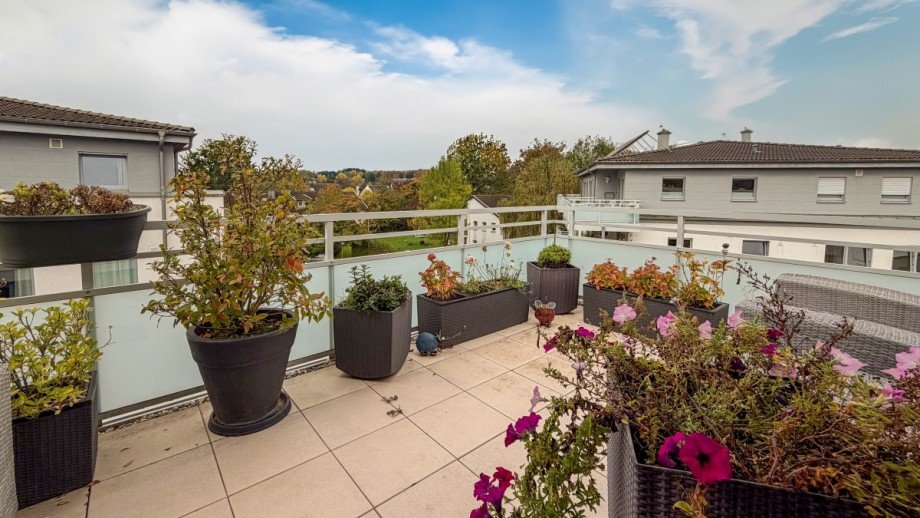 zweite Terrasse Penthousewohnung D�sseldorf