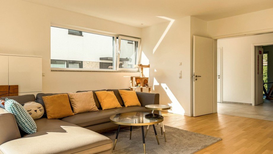 Wohnzimmer. Doppelhaush�lfte Neuss