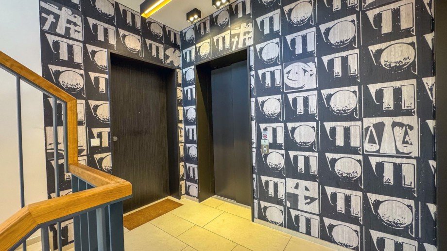 Treppenhaus. Etagenwohnung D�sseldorf