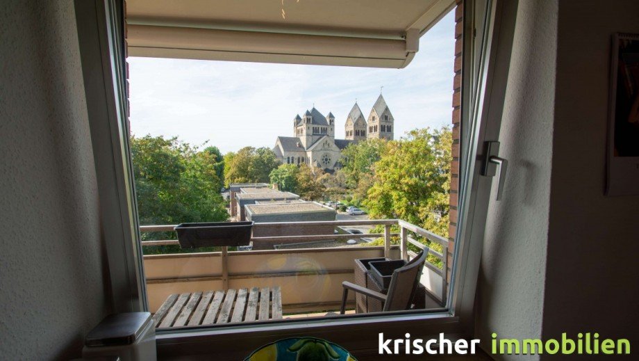 Ausblick Schlafzimmer Etagenwohnung D�sseldorf
