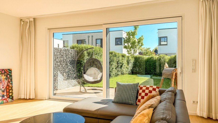 Wohnzimmer. Doppelhaush�lfte Neuss