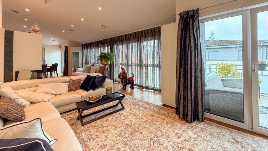 Wohnbereich Penthousewohnung D�sseldorf