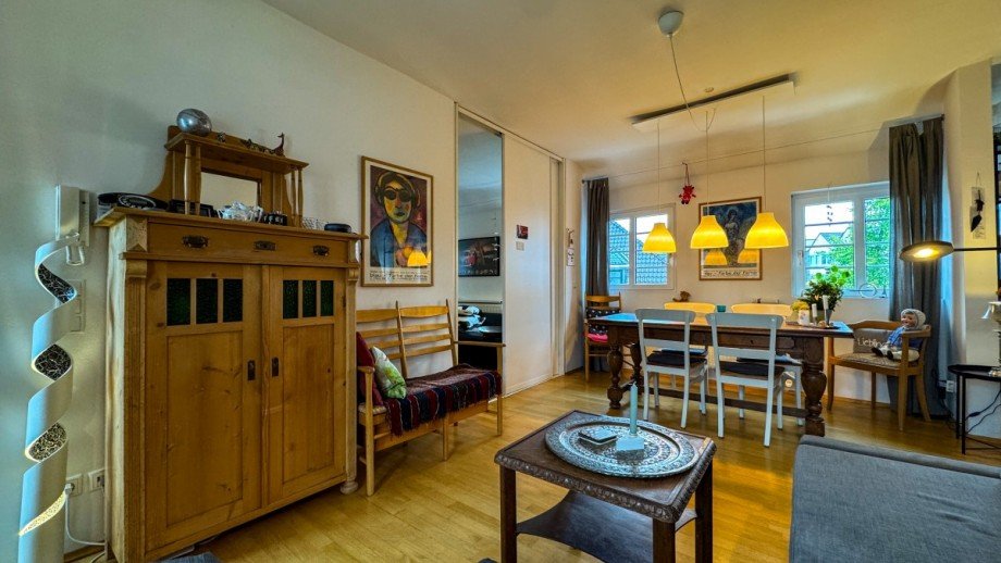 Wohnzimmer Etagenwohnung D�sseldorf