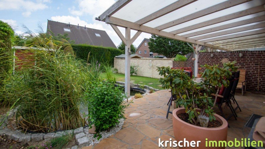 Terrasse / Gartenteich Doppelhaush�lfte Neukirchen-Vluyn