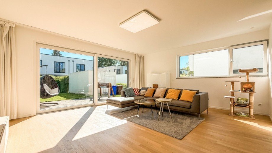 Wohnzimmer. Doppelhaush�lfte Neuss