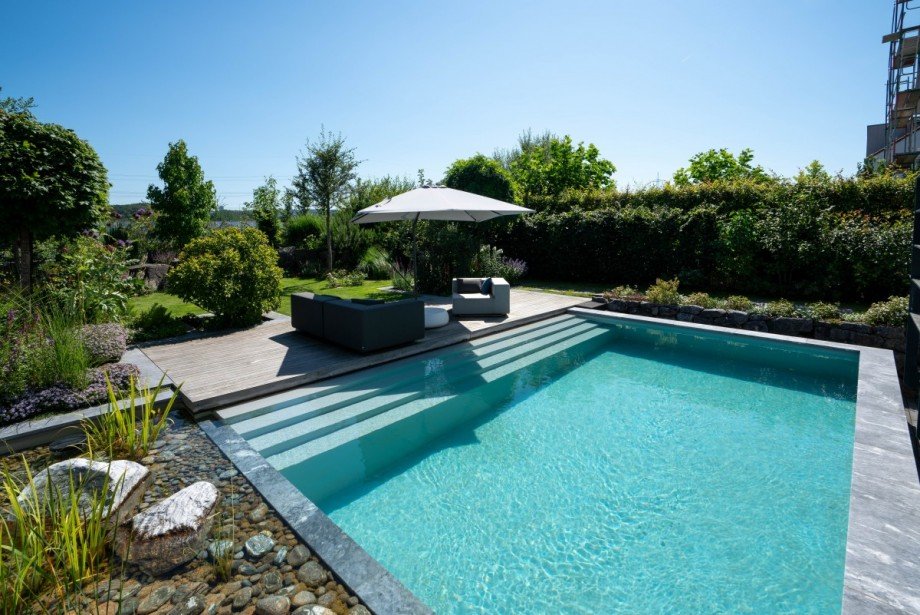 Naturpool & Terrasse Einfamilienhaus Haan