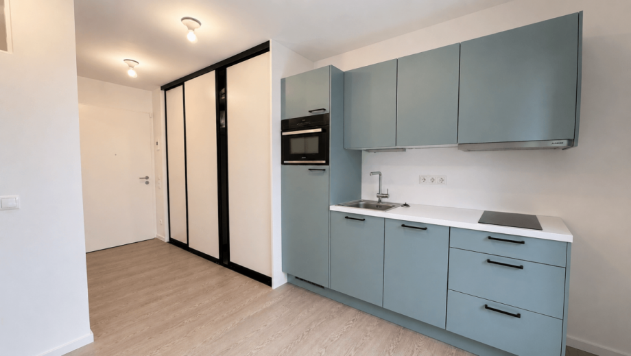 K�che / Flur. Etagenwohnung D�sseldorf