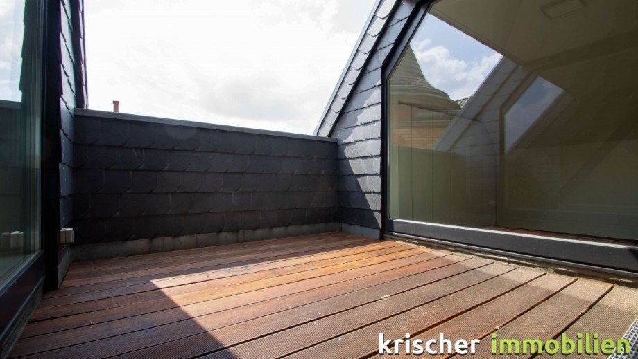 Dachterrasse Dachgeschosswohnung D�sseldorf