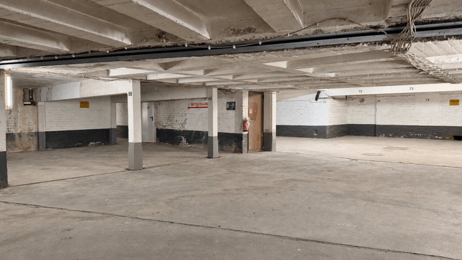 untere Ebene. Tiefgarage D�sseldorf