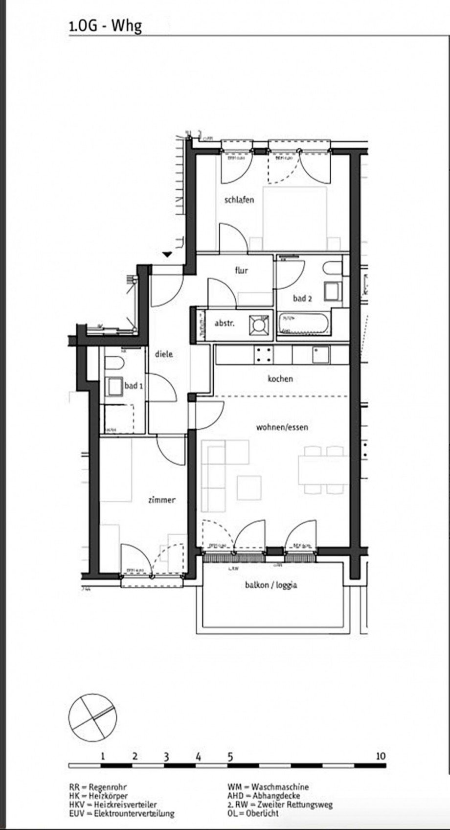 Grundriss Etagenwohnung D�sseldorf