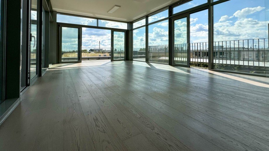 Wohnzimmer Penthousewohnung D�sseldorf
