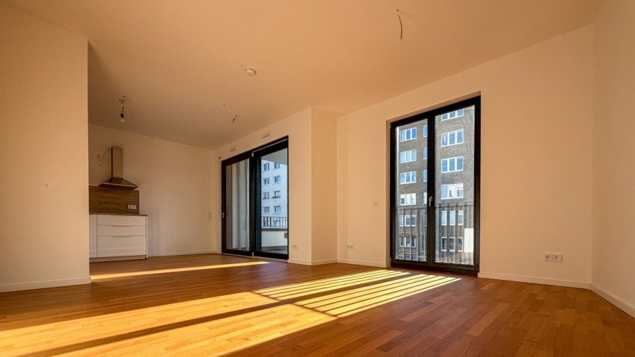 Wohnzimmer. Etagenwohnung D�sseldorf