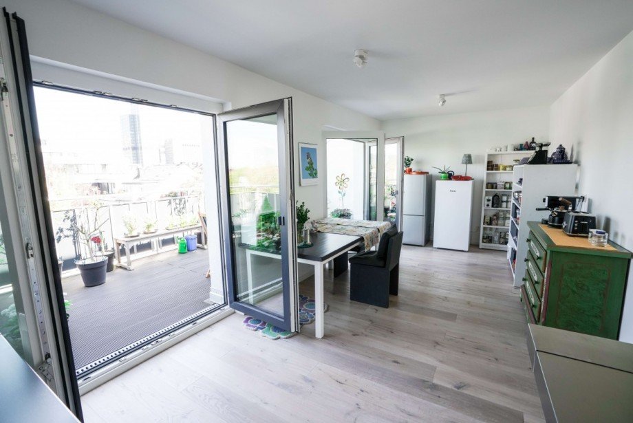 Wohnk�che Dachgeschosswohnung D�sseldorf