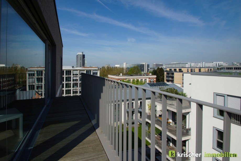 Balkon Penthousewohnung D�sseldorf