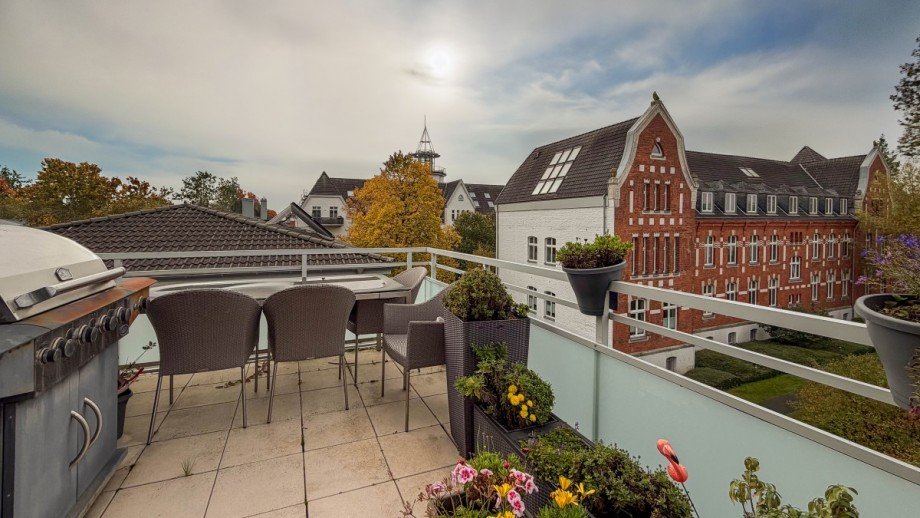 erste Terrasse Penthousewohnung D�sseldorf