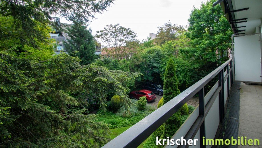 Balkon Gartenseite Wohnung D�sseldorf