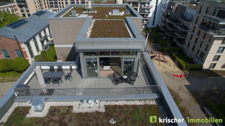Birdview Penthousewohnung D�sseldorf