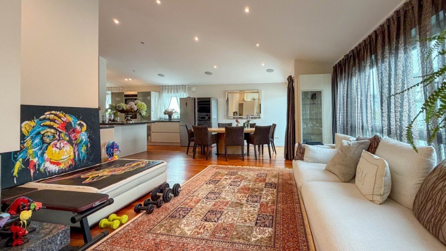 Wohnbereich Penthousewohnung D�sseldorf