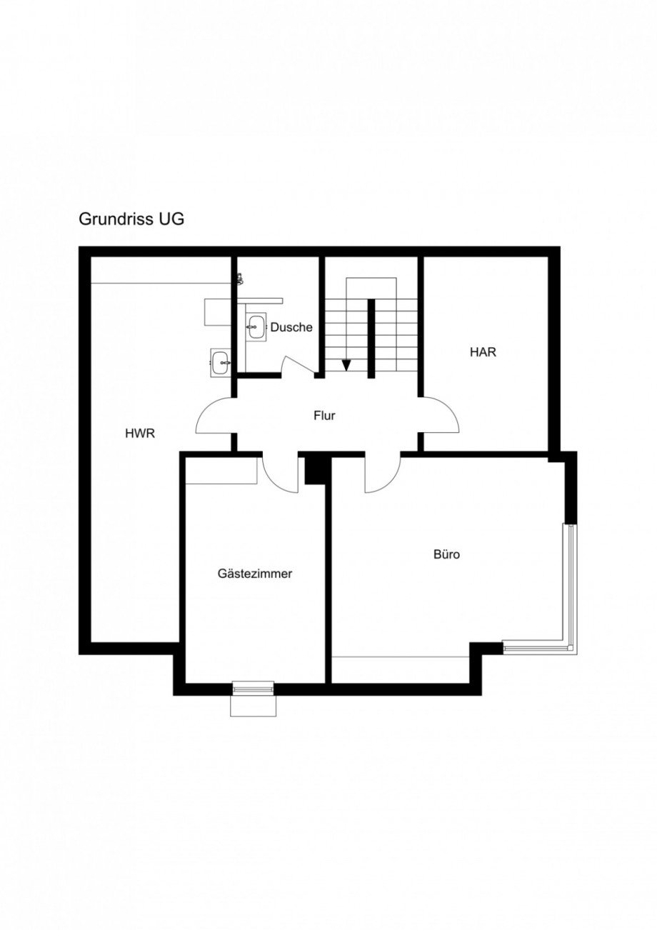 Grundriss UG 2D Einfamilienhaus Haan