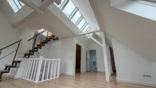 Wohnzimmer im 4.OG Exklusive Villa an der Cecilienallee - Wohnen und Arbeiten in D�sseldorfs feinster Rheinlage