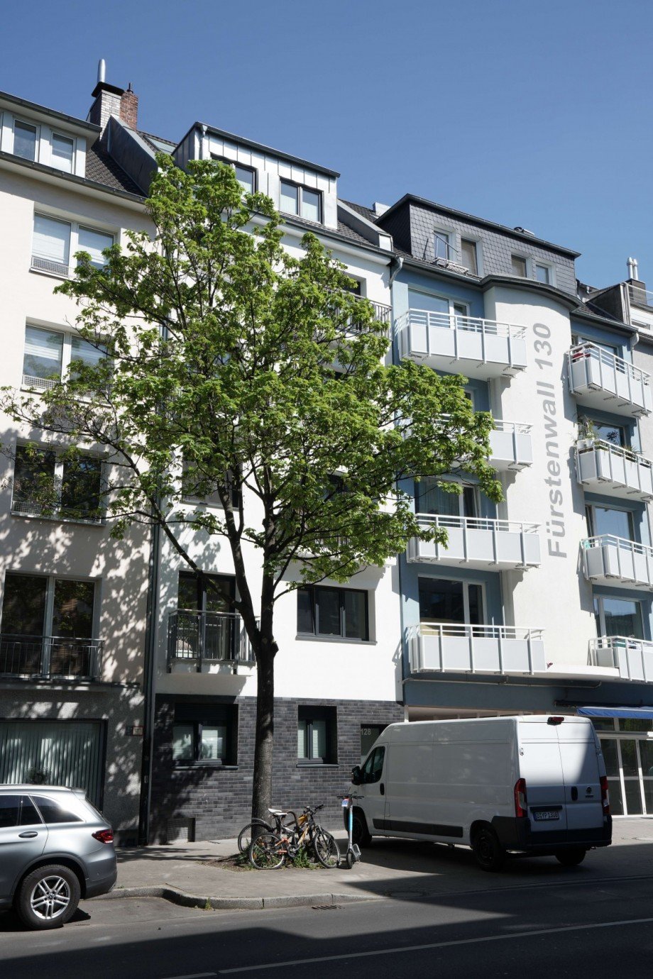 Aussenansicht Dachgeschosswohnung D�sseldorf