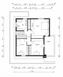 Grundriss OG Familienidylle in Bestlage von J�chen - Freistehendes Einfamilienhaus mit park�hnlichem S�dgarten.