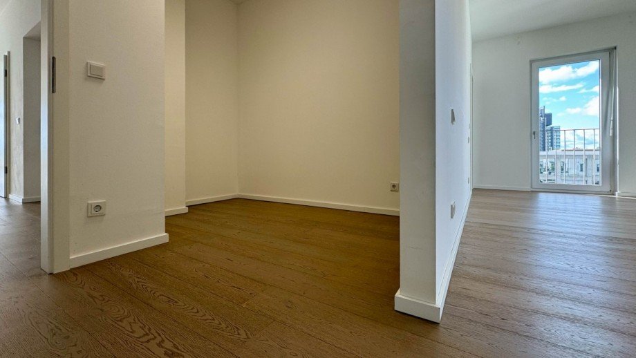 Ankleide im Schlafzimmer Penthousewohnung D�sseldorf