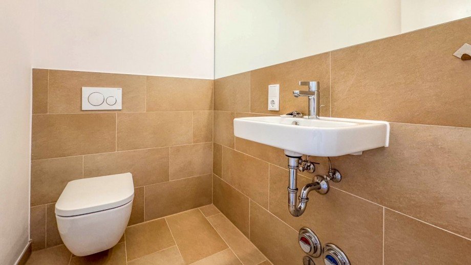 G�ste-WC. Etagenwohnung D�sseldorf