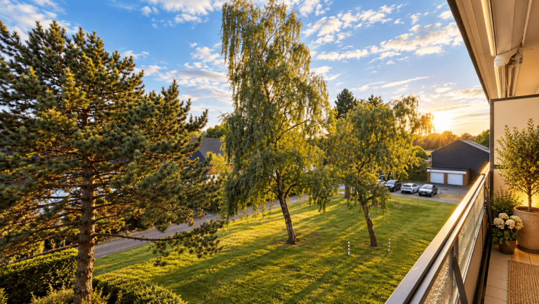 Ausblick vom Balkon M�nchengladbach Etagenwohnung Wohnkomfort trifft Gr�nblick - 3 Zimmer zum Wohlf�hlen