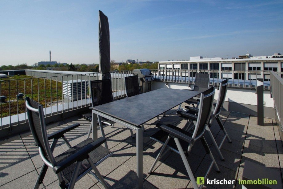 Dachterrasse Penthousewohnung D�sseldorf