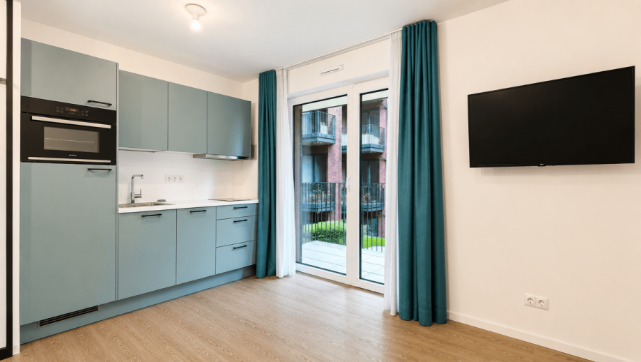 K�che. Etagenwohnung D�sseldorf