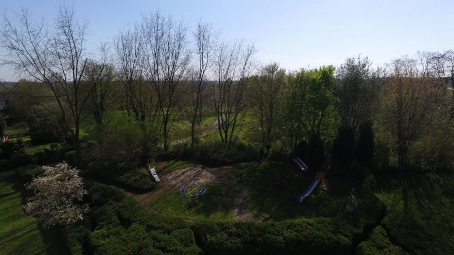 Ausblick vom Balkon Dachgeschosswohnung Mettmann