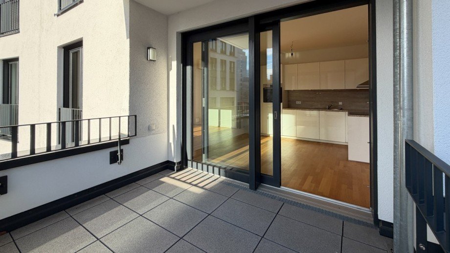 Balkon. Etagenwohnung D�sseldorf