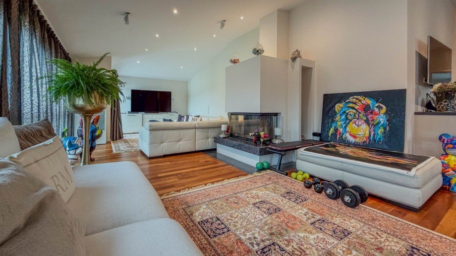 Kaminbereich Penthousewohnung D�sseldorf