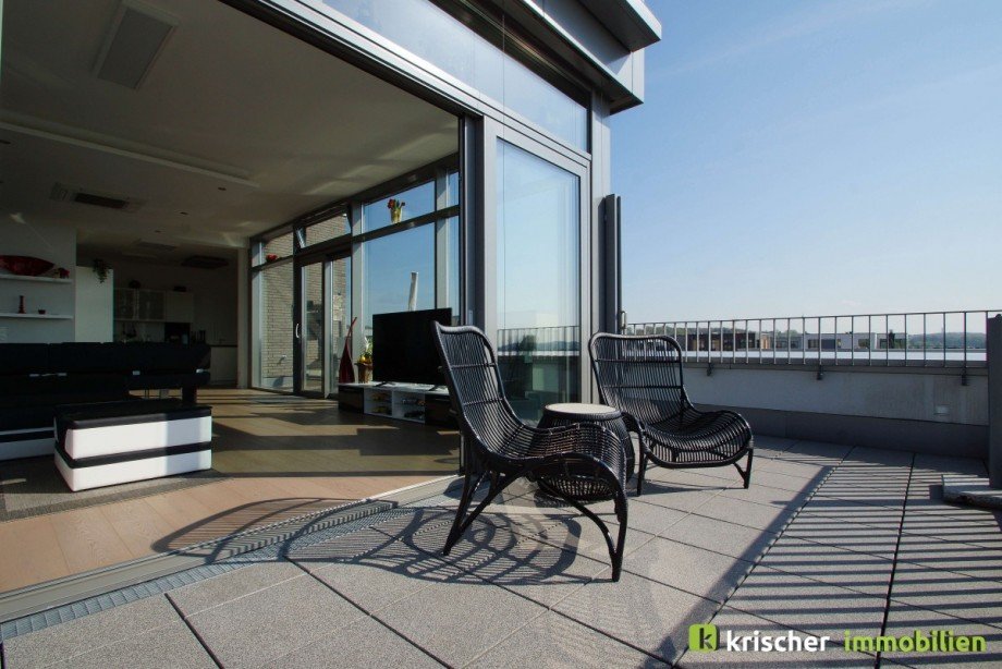 Dachterrasse Penthousewohnung D�sseldorf