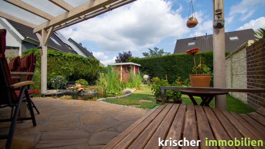 Terrasse / Garten Doppelhaush�lfte Neukirchen-Vluyn