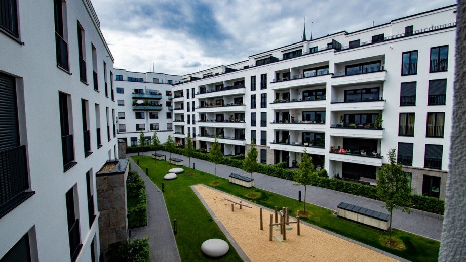 Der Innenhof Etagenwohnung D�sseldorf